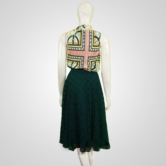1970s Bohemian Rhapsody Vintage Blouse, Chic Retro Style - Picture 2 of 3